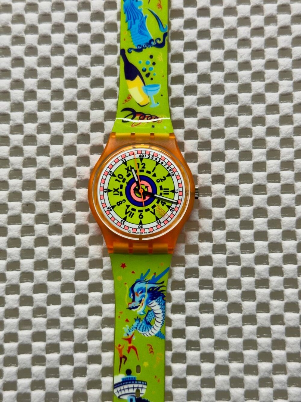 Swatch Watch Sea Traffic GO101 Vintage 1994